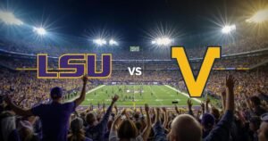 LSU Tigers Football vs Vanderbilt Football Match Player Stats